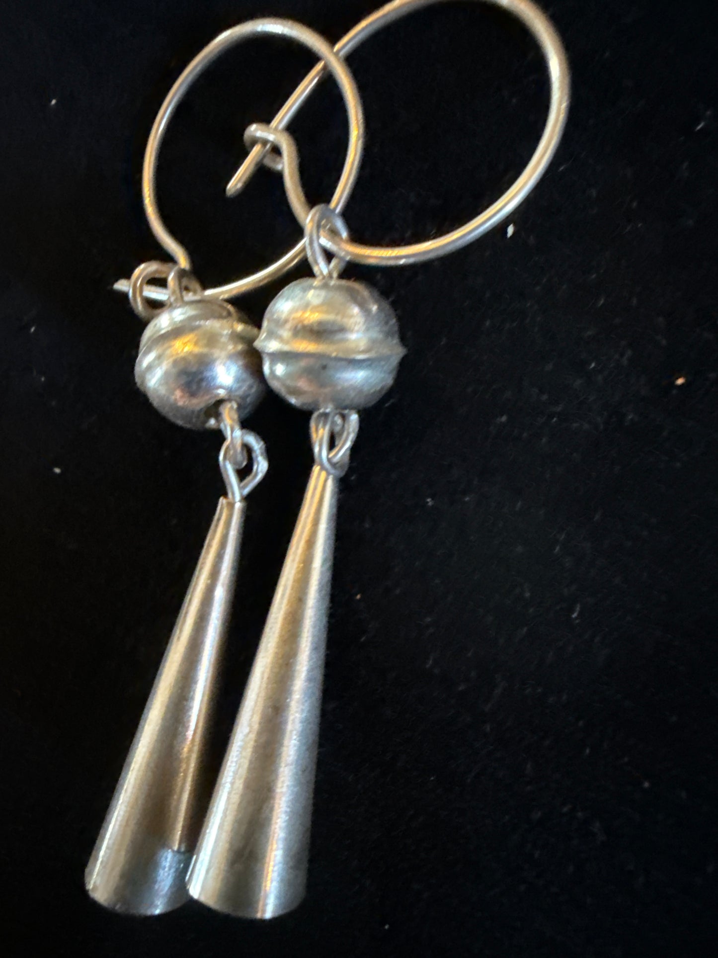 Cousin Dave Silversmith Ball & Cone Earrings