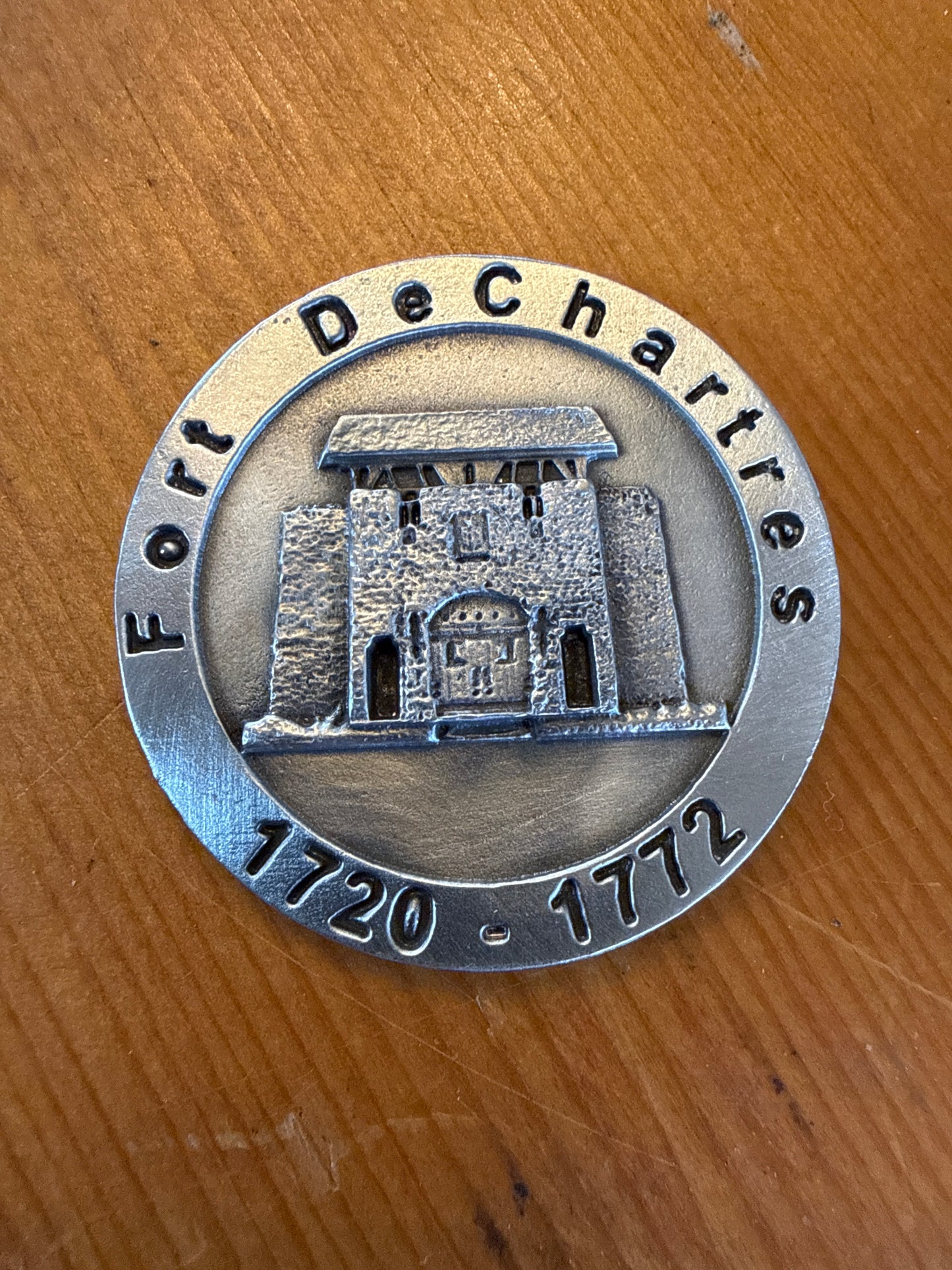 Fort de Chartres Pewter Magnet