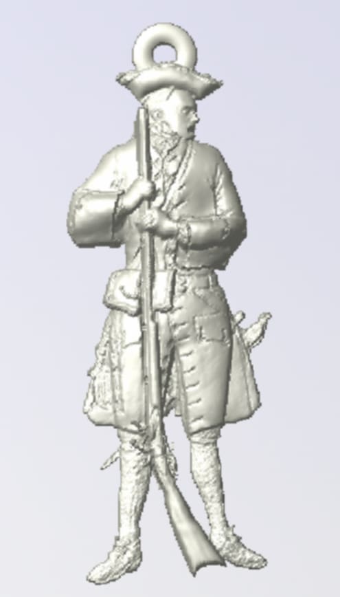 Sheldon Pewter French Marine Pewter Charm