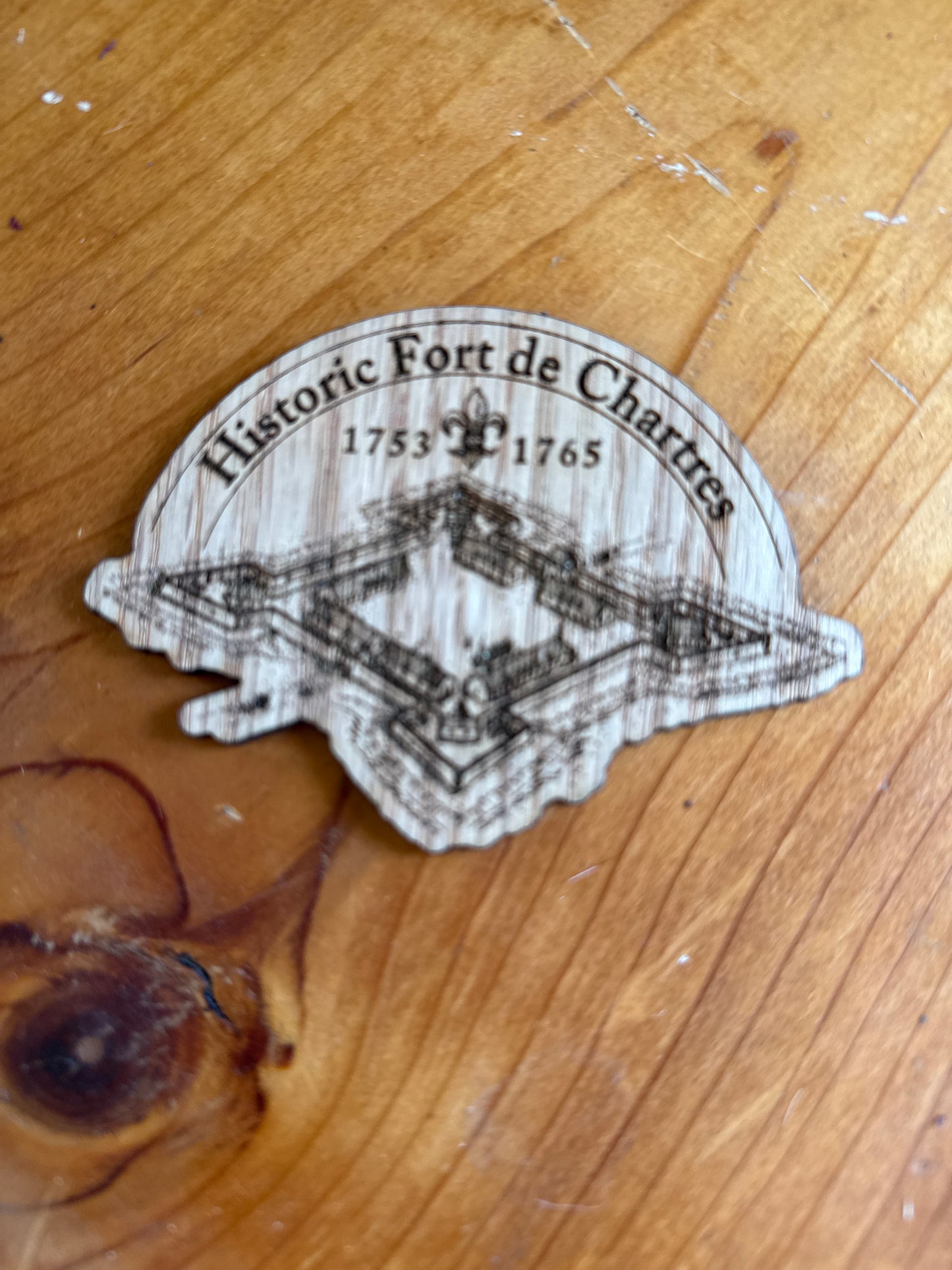 Magnet Historic Fort de Chartres Collection Aerial View