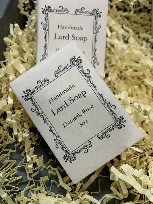 rose lard soap