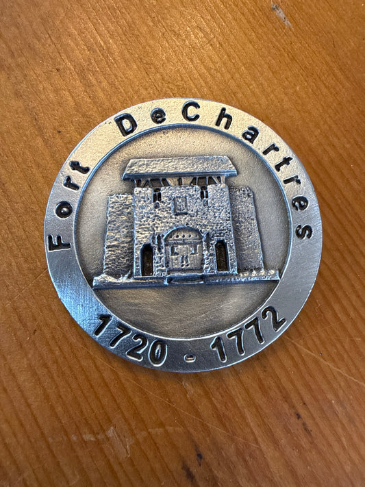 Fort de Chartres Pewter Magnet