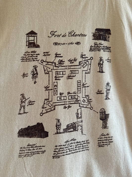 Fort de Chartres Aerial T-shirt