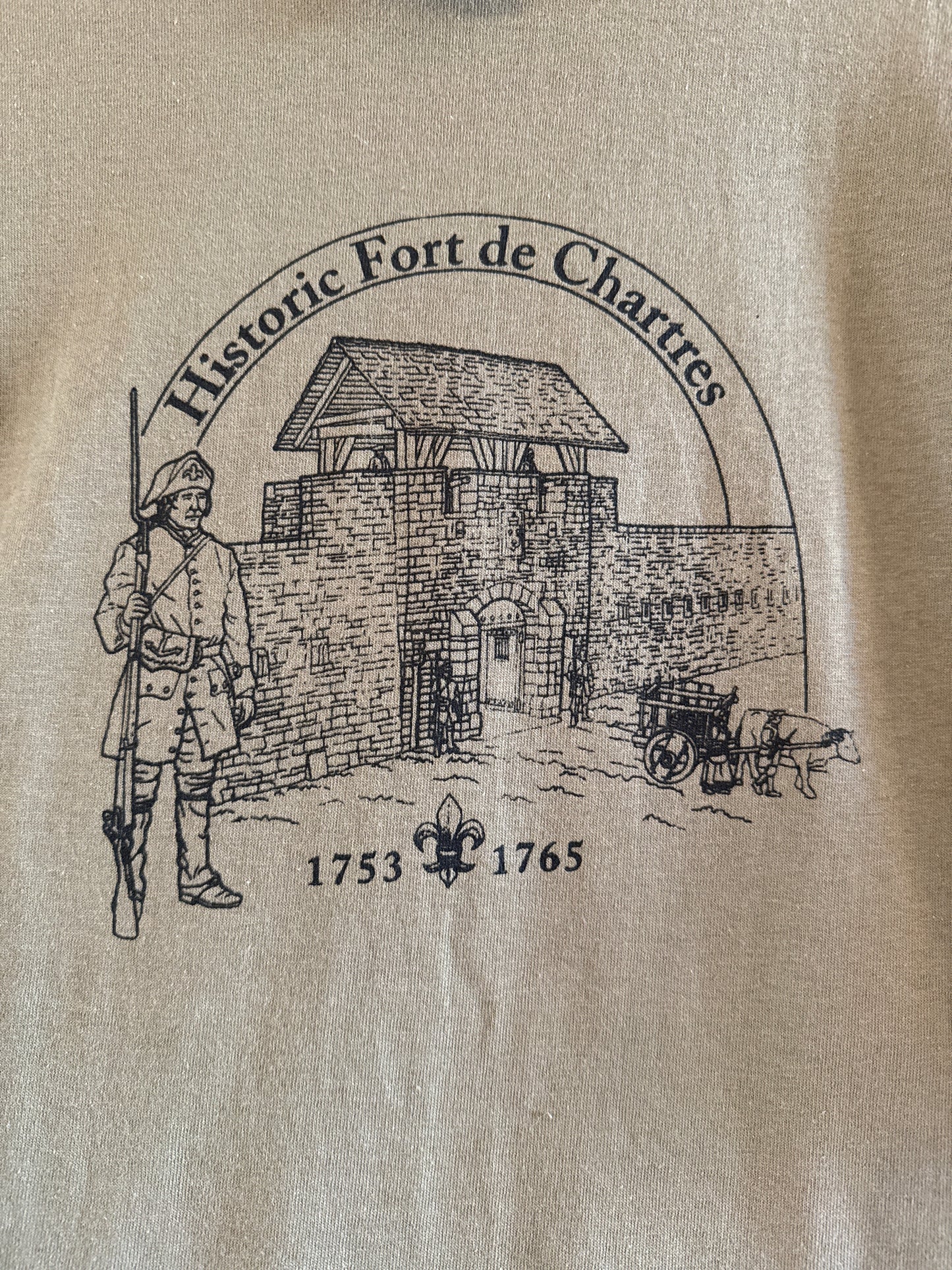Gatehouse Historic Fort de Chartres t-shirt