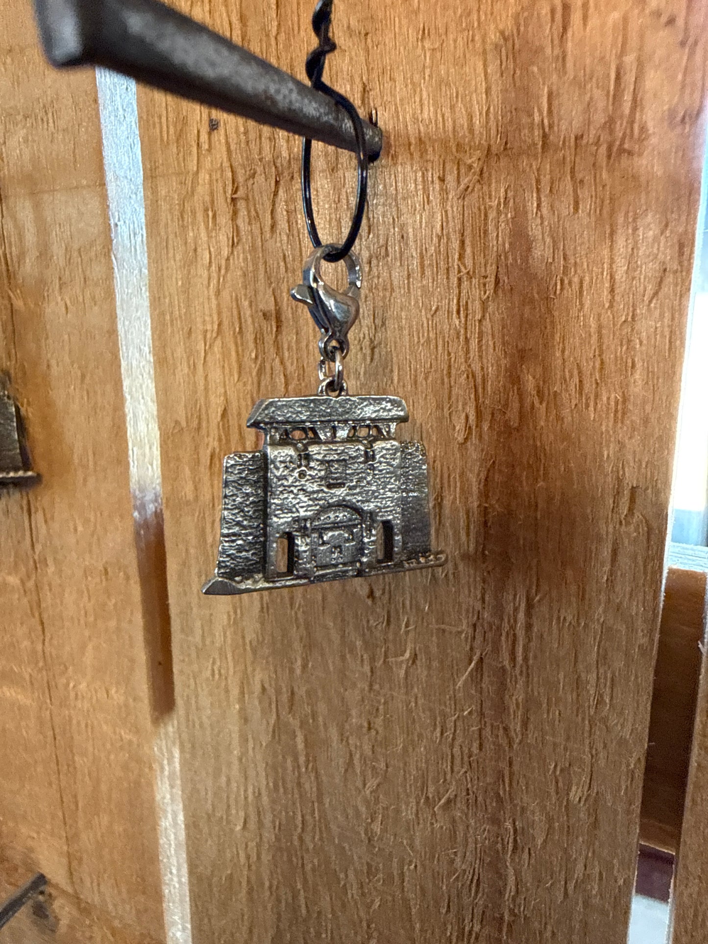 Fort de Chartres Land Gate Pewter Charm