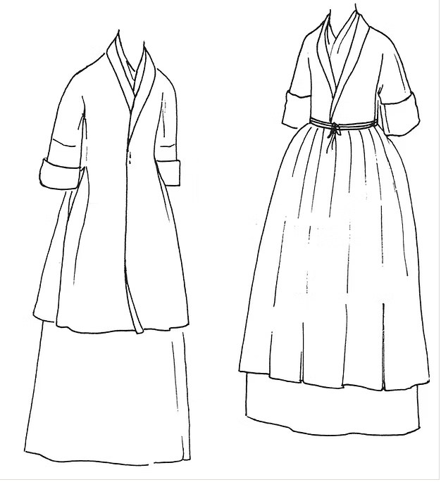 JP Ryan's Women Manteau-de-Lit or Bedgown Pattern