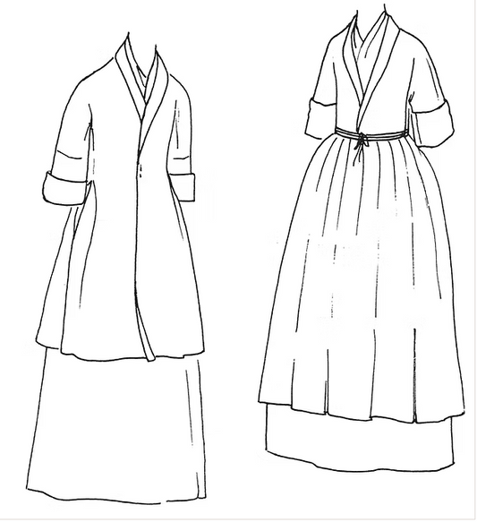 JP Ryan's Women Manteau-de-Lit or Bedgown Pattern