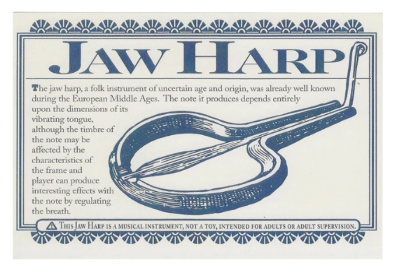 Colonial Toys Jaw Harp