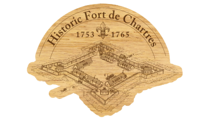 Magnet Historic Fort de Chartres Collection Aerial View