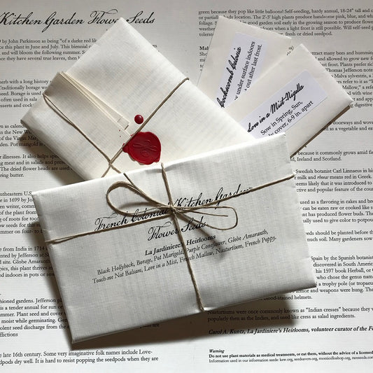 French Colonial Kitchen Garden Flower Seeds