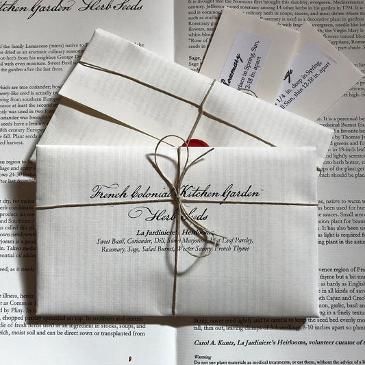 French Colonial Kitchen Garden Herb Seeds